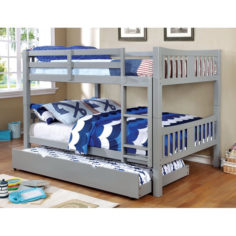 wayfair bunk beds full over full