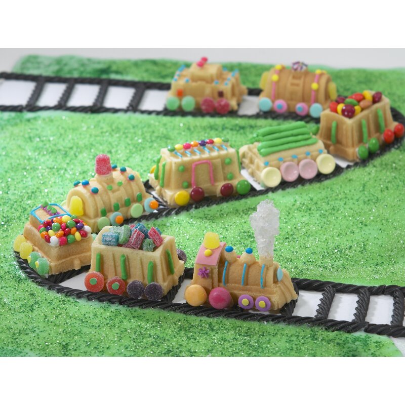 train cake mold