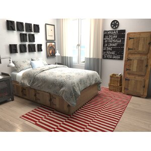 Braxton Red Area Rug