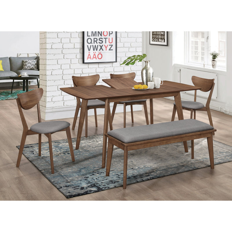 Corrigan Studio Almeda 6 Piece Dining Set Wayfair