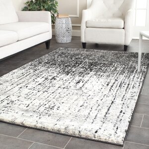 Twentynine Palms Black/Light Grey Area Rug