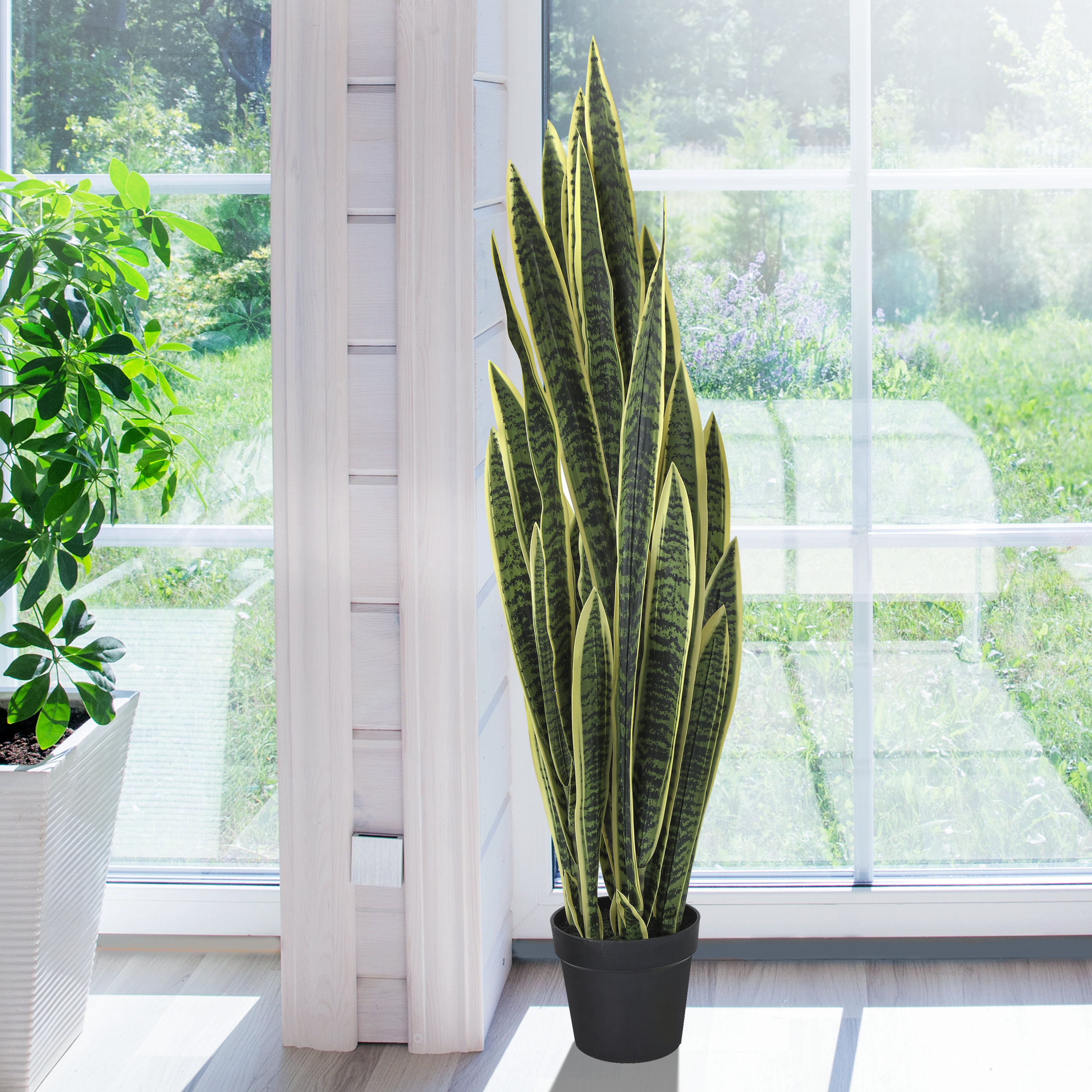 Primrue 52.5'' Faux Snake Plant in Pot Wayfair