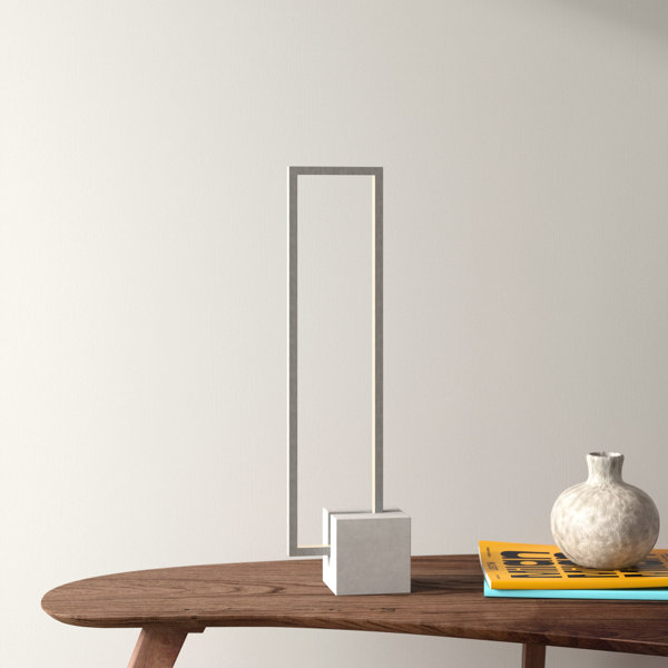 Wade Logan Carl 25 25 Light Gray Table Lamp Reviews Wayfair