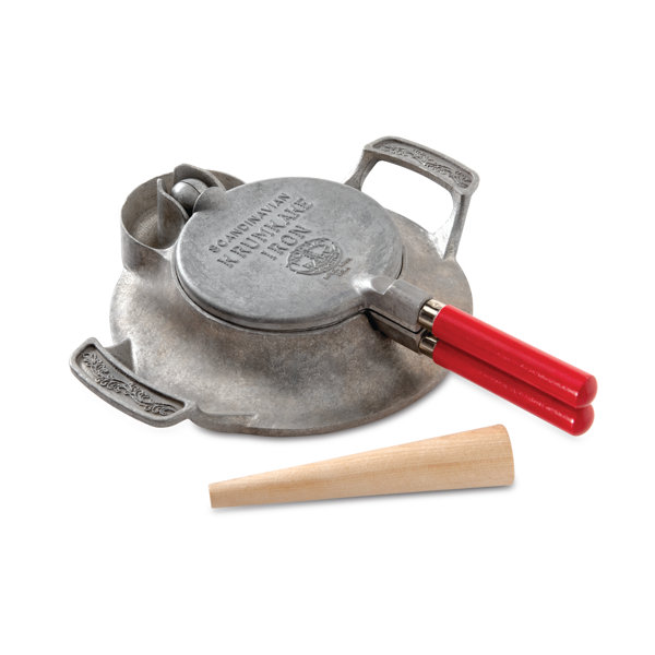 double electric krumkake iron