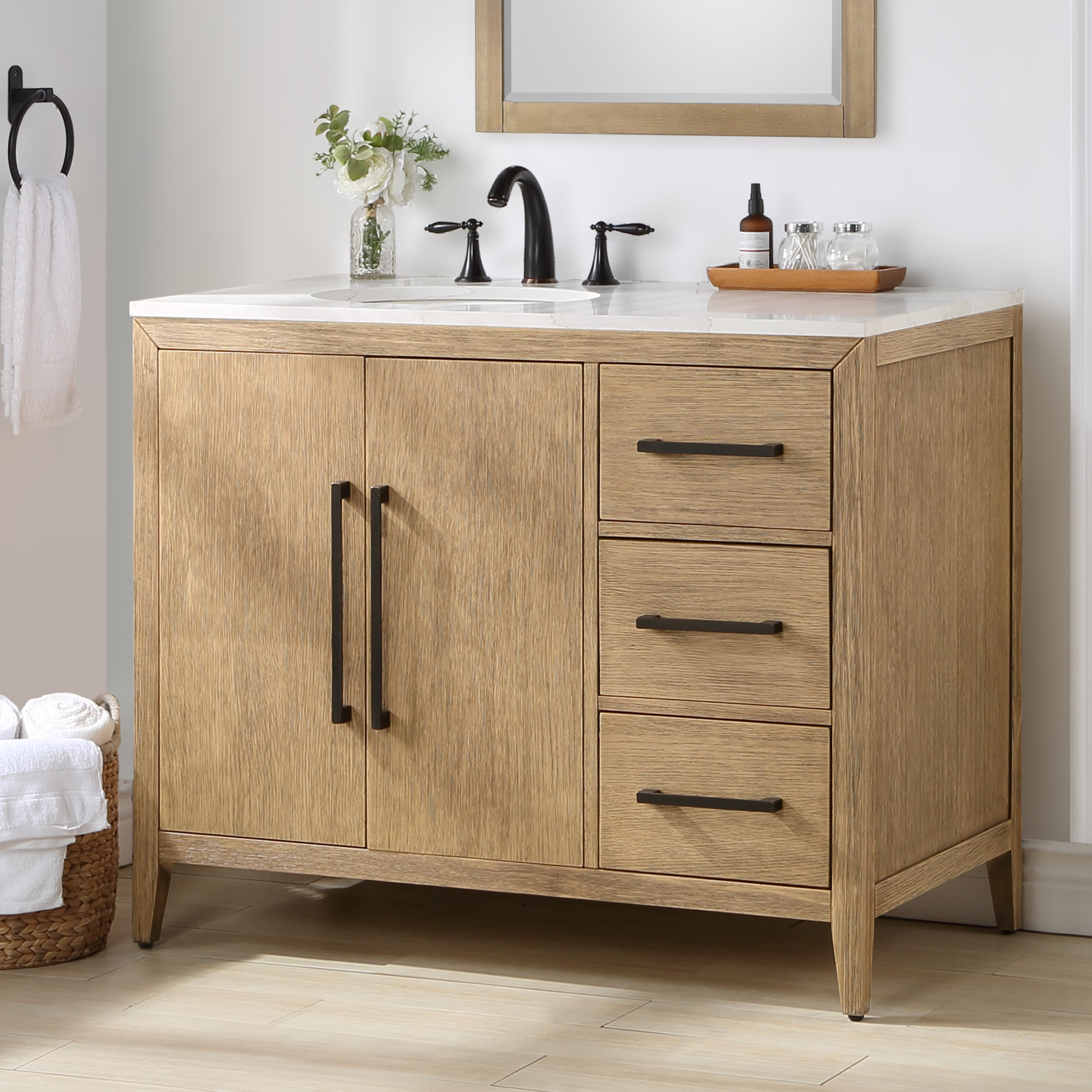 Mercury Row Alsup 42 Single Bathroom Vanity Reviews Wayfair