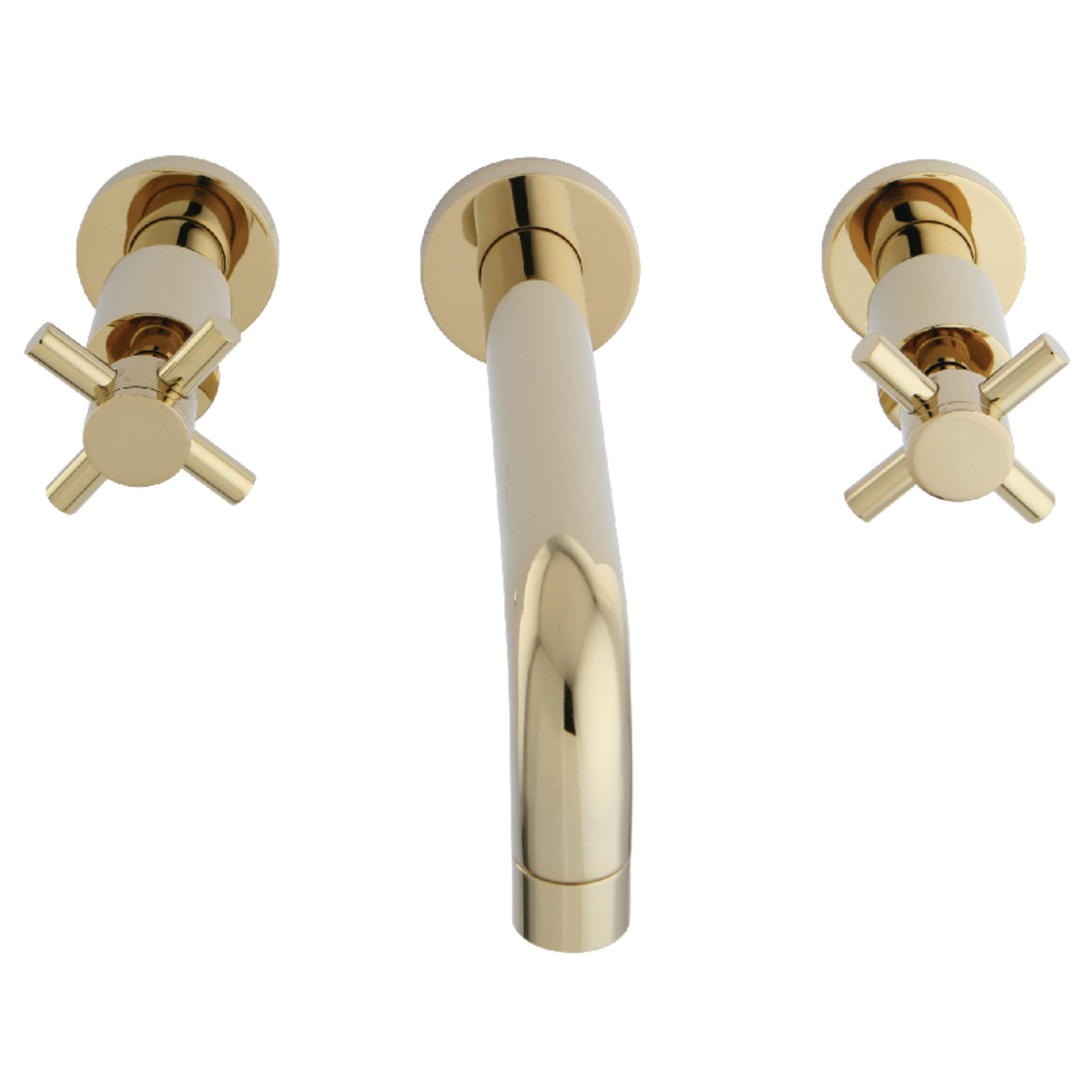 South Beach Double Cross Handle Wall Mount Vessel Sink Faucet
