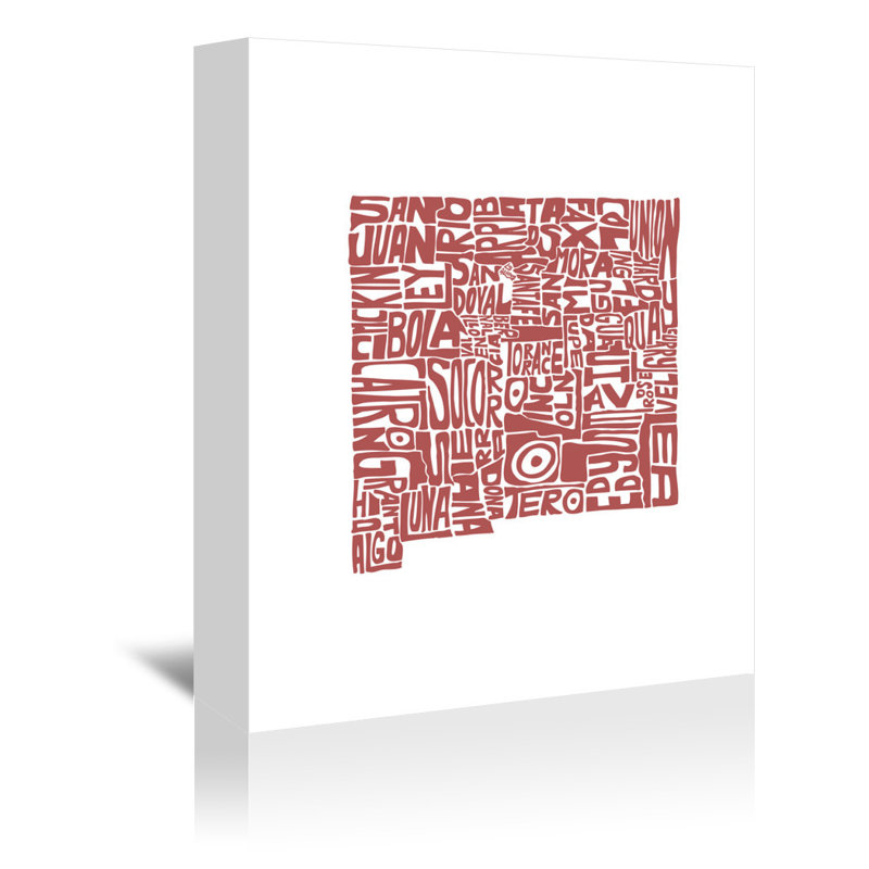 Trinx New Mexico 2015 Textual Art On Wrapped Canvas Wayfair