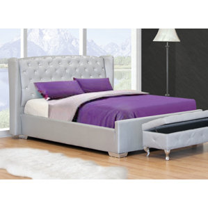 Upholstered Platform Bed by BestMaster..