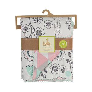 Sparrow Print Quilted Comforter