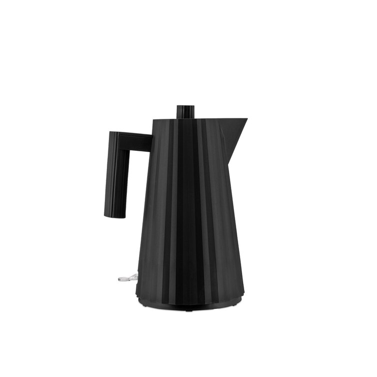 alessi plisse electric kettle 1.7 l black