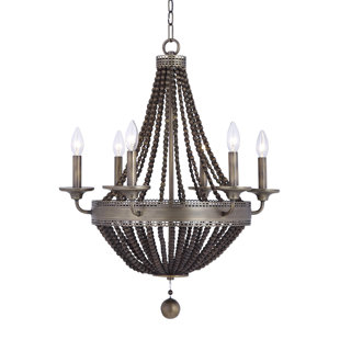 Best Atticus 6-Light LED Empire Chandelier By Breakwater Bay Ceiling Lights Atticus 6-Light LED Empire Chandelier By Breakwater Bay Ceiling Lights