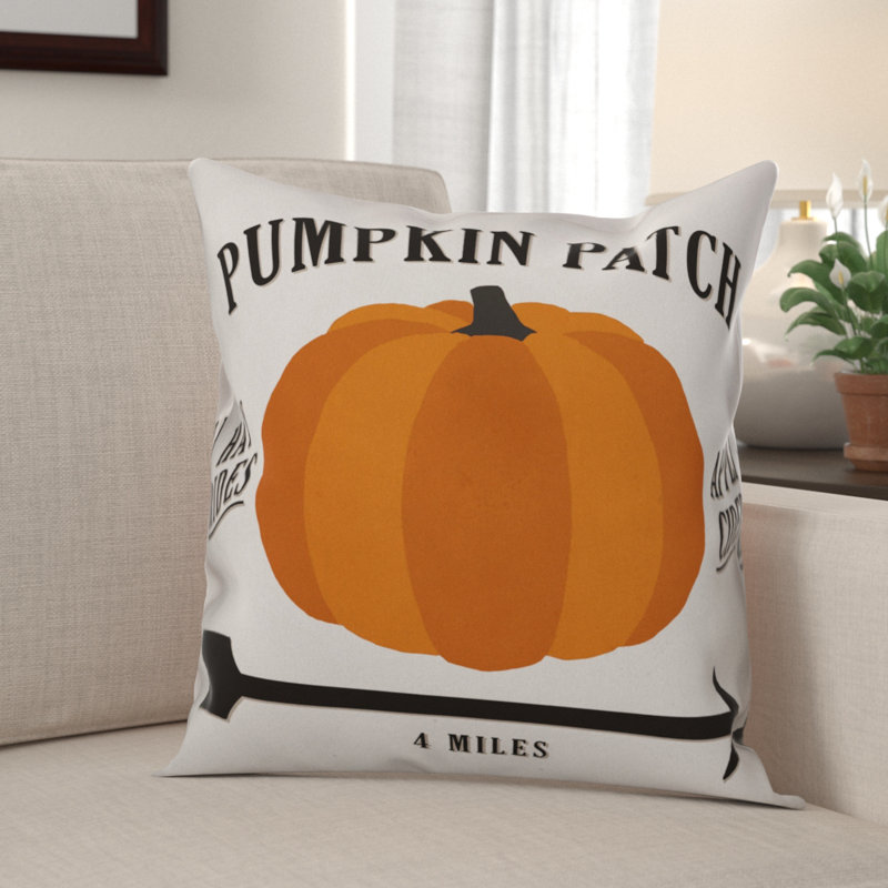 The Holiday Aisle Alexis Pumpkin Patch Throw Pillow Wayfair Alexis Pumpkin Patch Throw Pillow