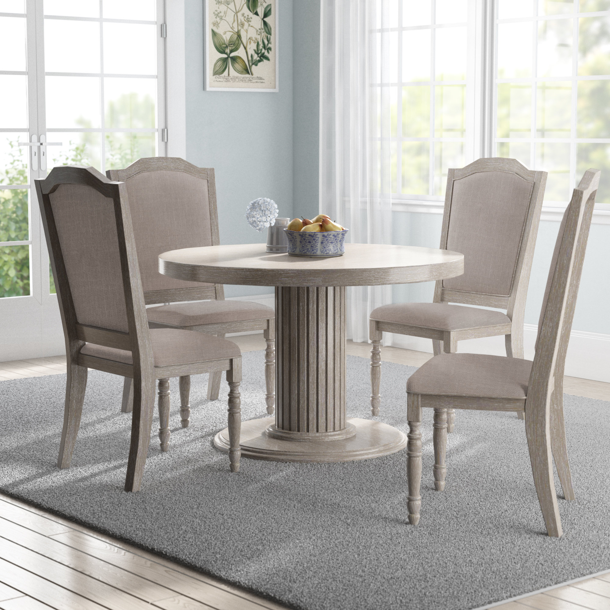 gray dining room set