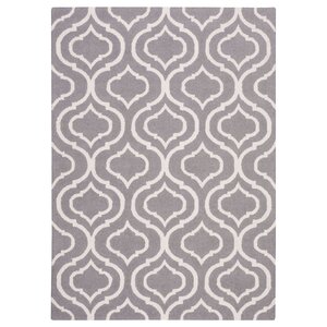 Aidyn Hand-Hooked Gray Area Rug