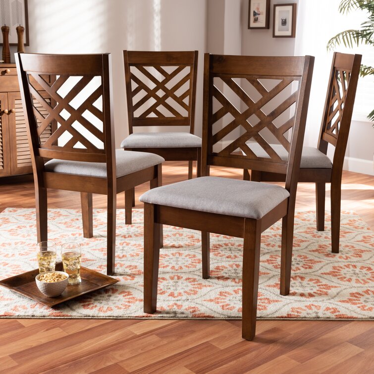 dining chairs set of 4 wooden