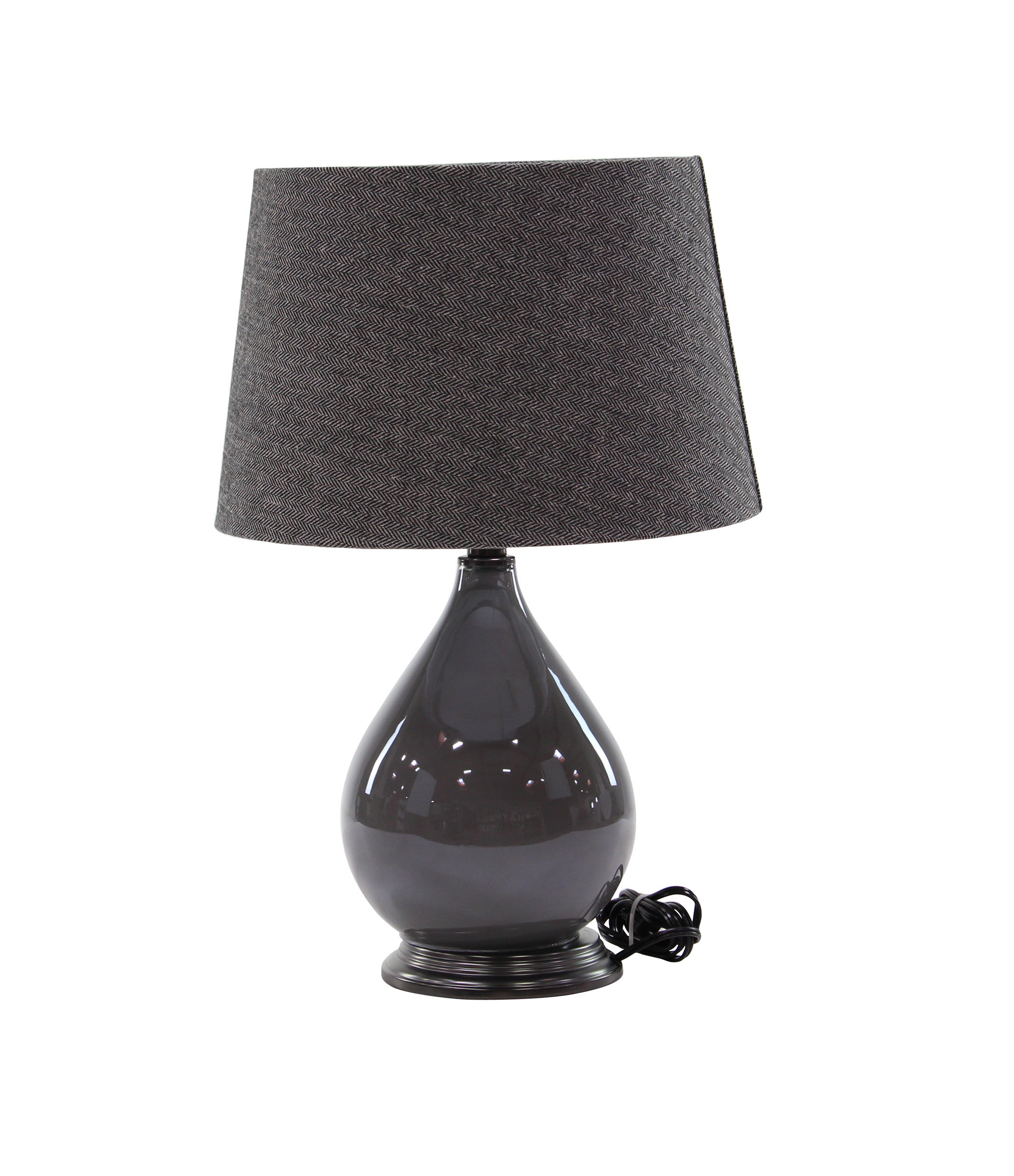 gunmetal table lamp