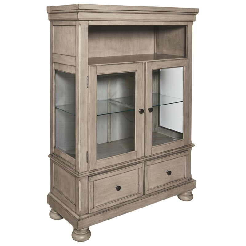 One Allium Way Connell Lettner Curio Cabinet Wayfair