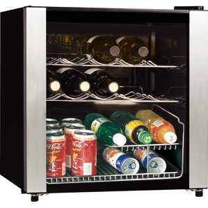 16 Bottle Midea Single Zone Freestanding Wine Cooler by Equator
