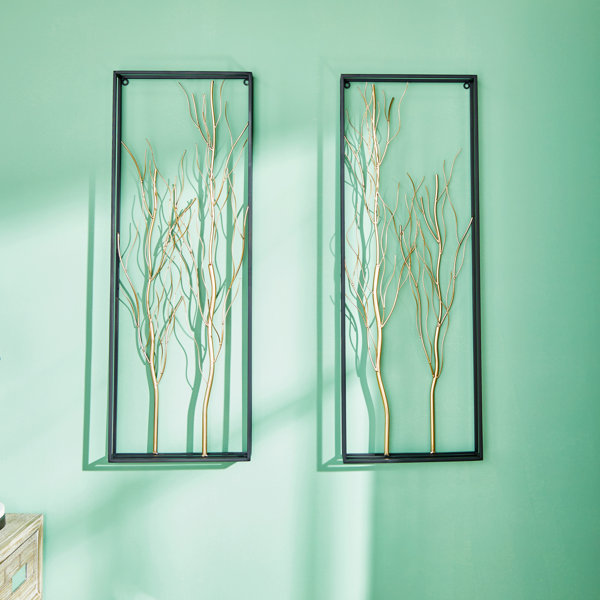 Mercer41 2 Piece Tall Tree Wall Decor Set Wayfair See more ideas about tall wall decor, house design, house interior. wayfair