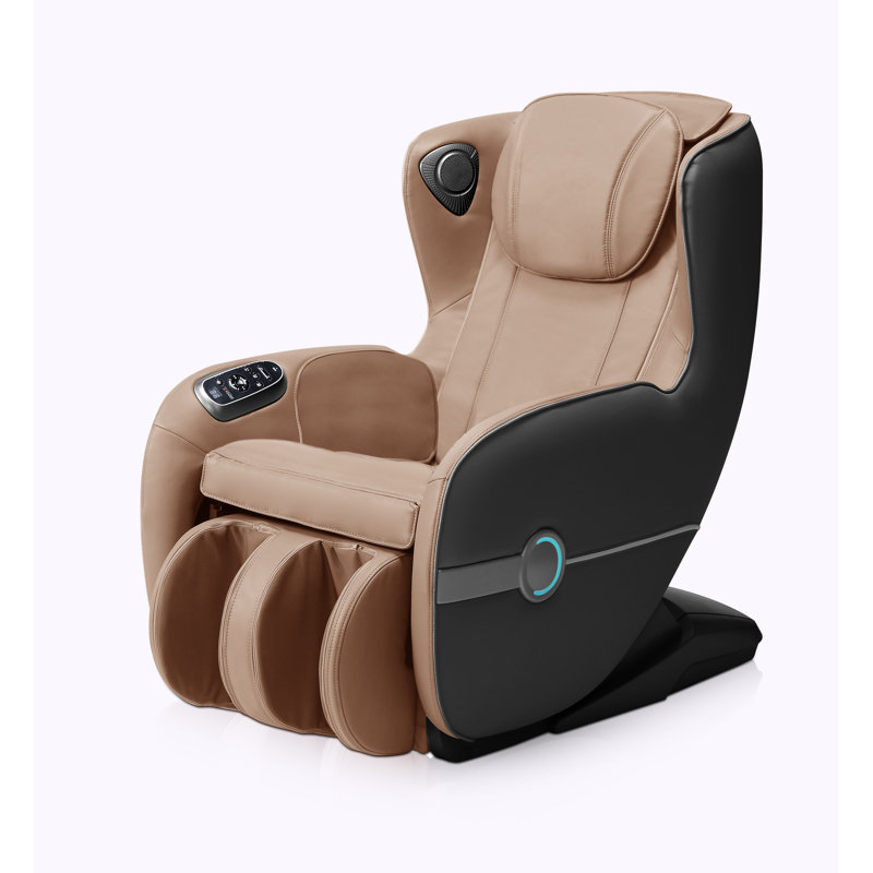 Winston Porter Faux Leather Power Reclining Full Body Massage Chair