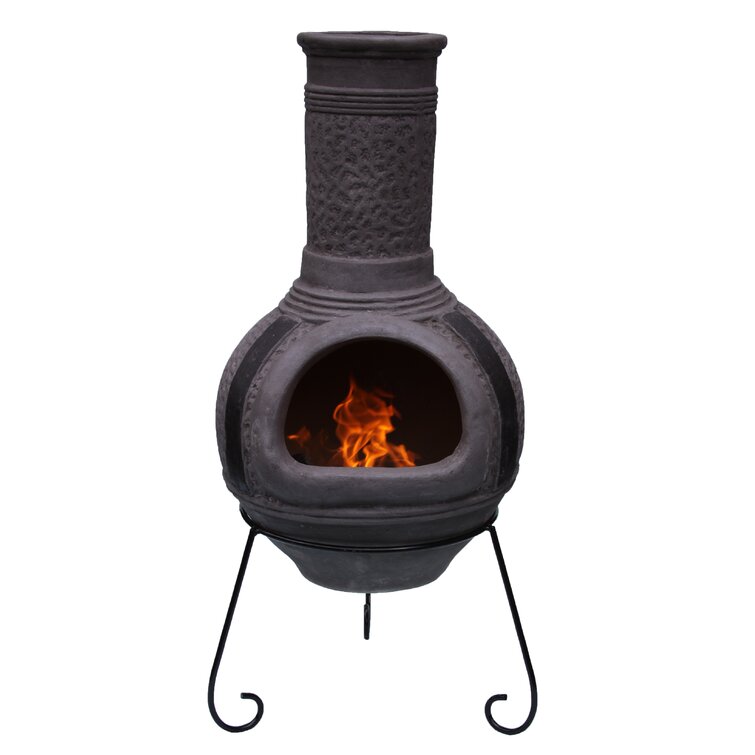 Gardeco Mexican Clay Wood Burning Chiminea & Reviews |