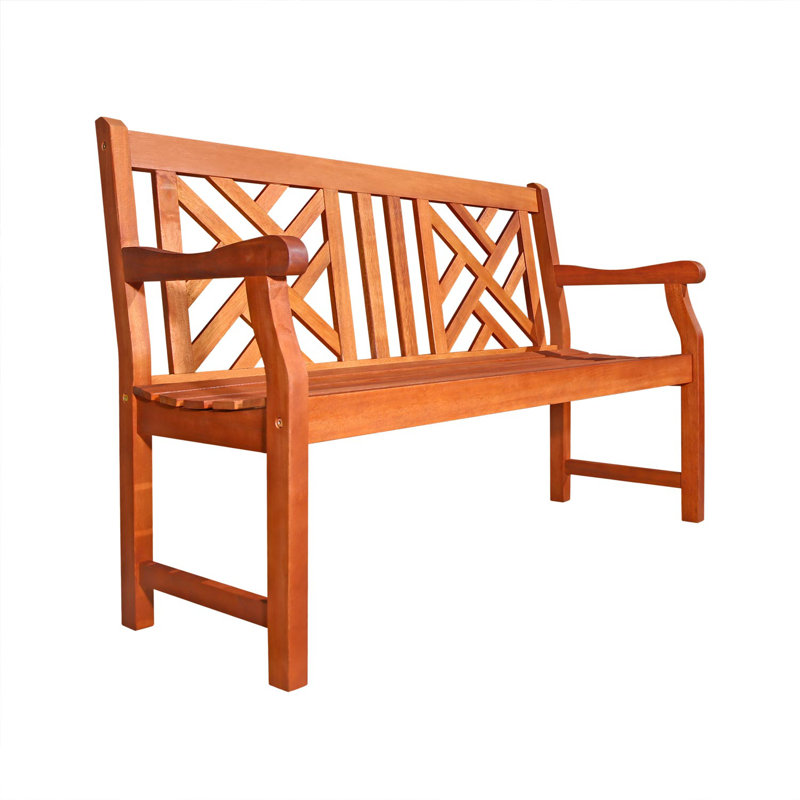 Stephenie Wooden Garden Bench