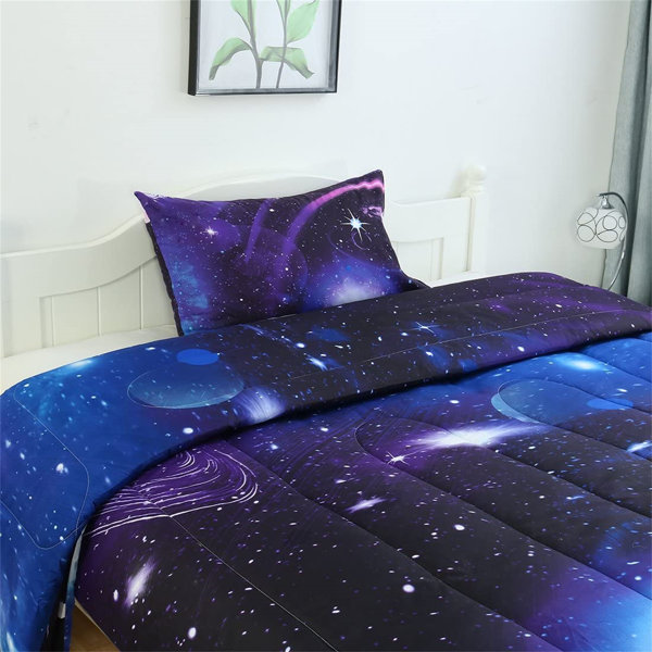 Planet Rocket Star Baby Crib Skirt Dust Ruffle For Jojo Space Galaxy Bedding Set 