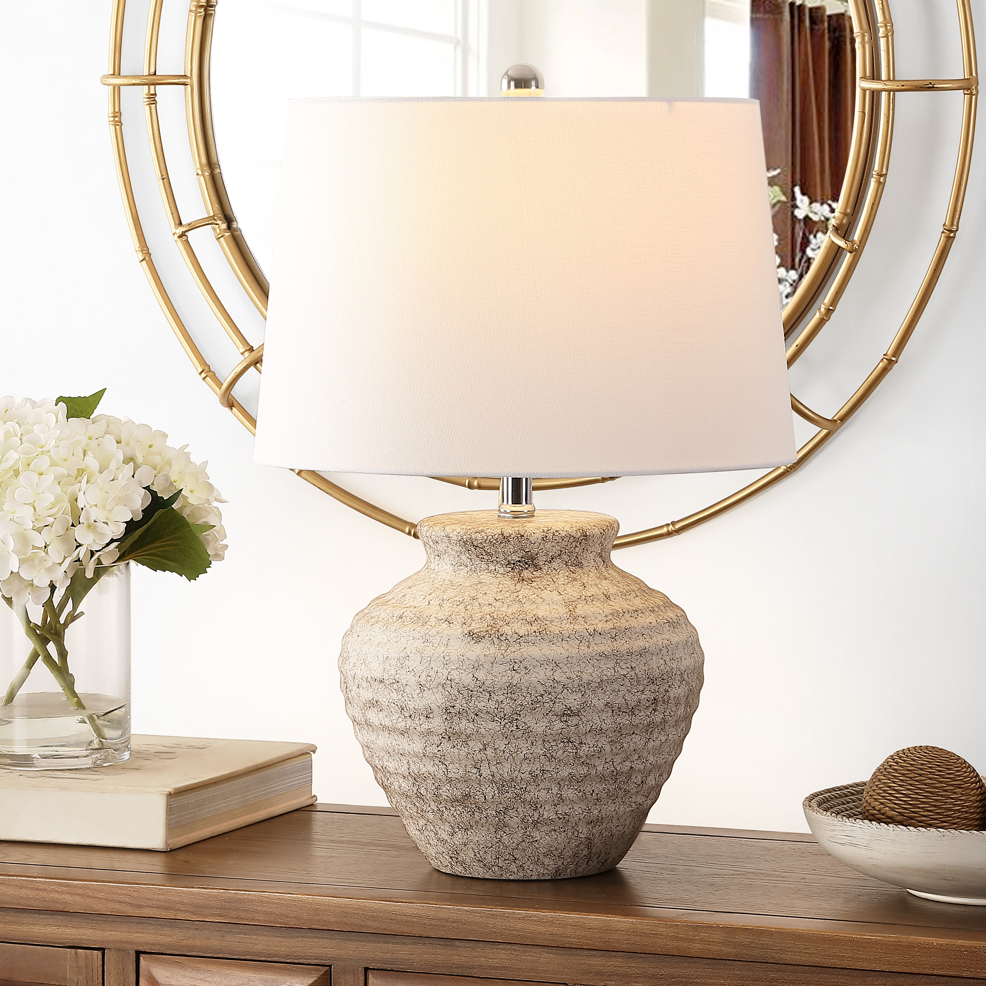 pottery table lamp