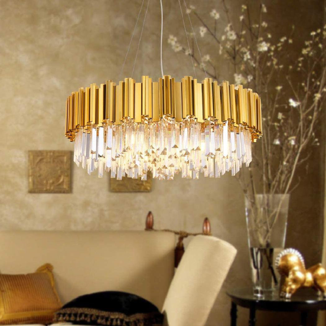 Rosdorf Park Raindrop Gold Plated Modern Crystal Chandelier Lights