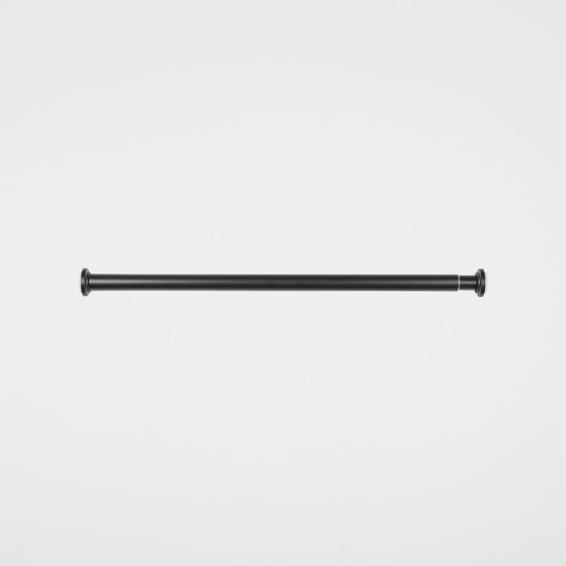 Dawnview Exclusive Home Tension Rod, Adjustable Finish: Black, Size: 24"- 40"