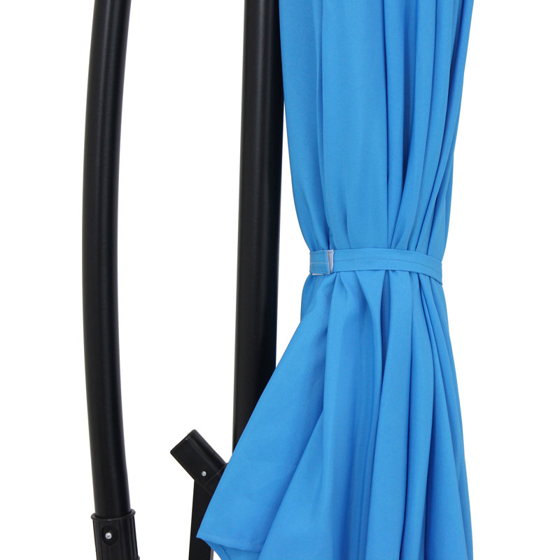 Freeport Park Sunnydaze Offset Outdoor Patio Umbrella With Crank