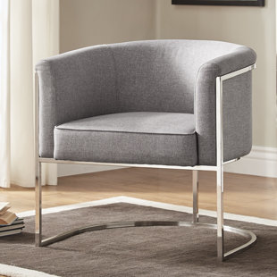 Oldaker Barrel Chair by Orren Ellis Great price