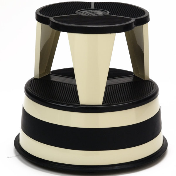 library step stool with handle