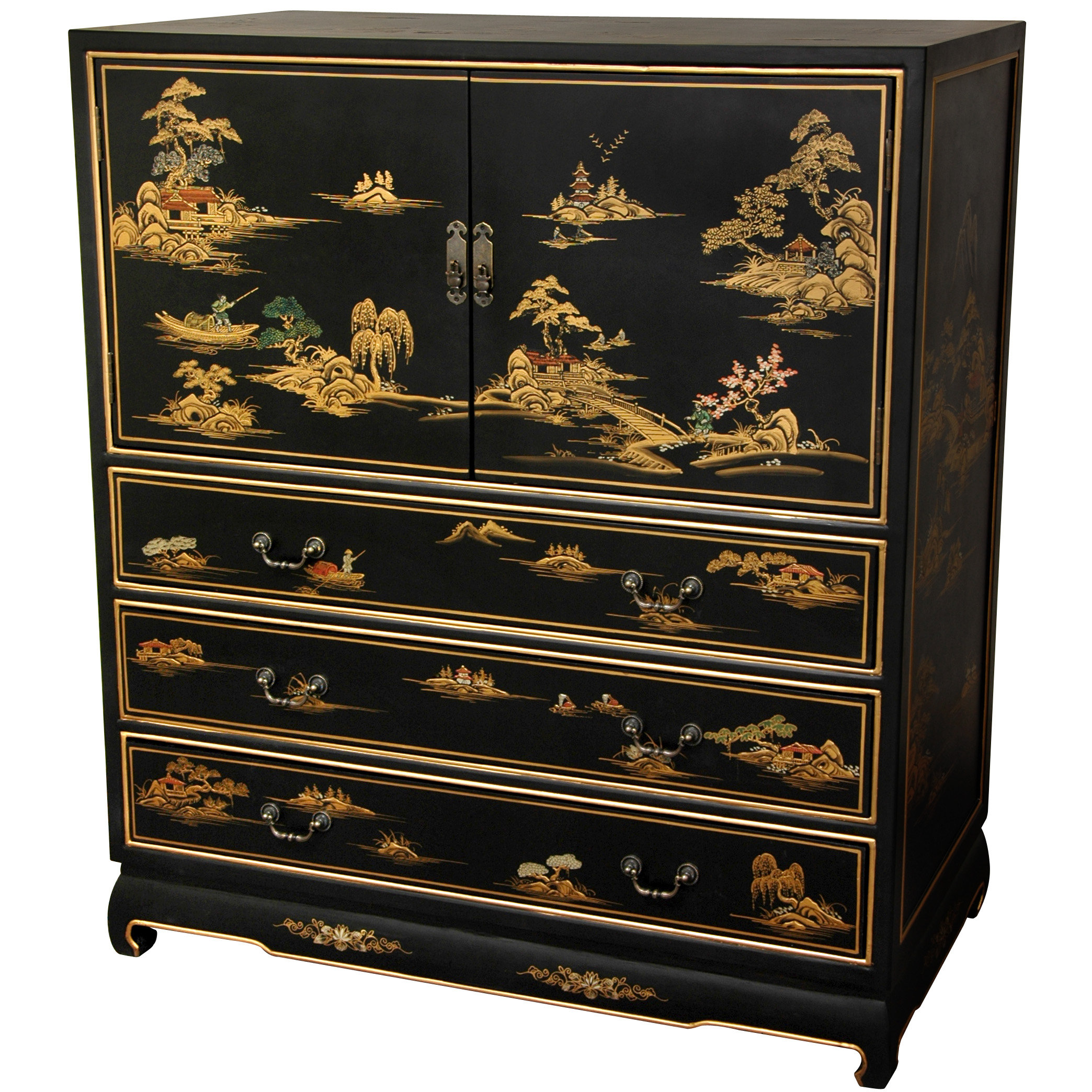 3 drawer combo dresser