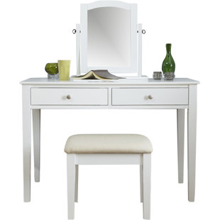 Small Dressing Table Sets Wayfair Co Uk Andre Dressing Table Set With Mirror
