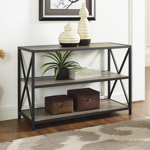 Farmhouse Rustic Etagere Bookcases Bookshelves Birch Lane