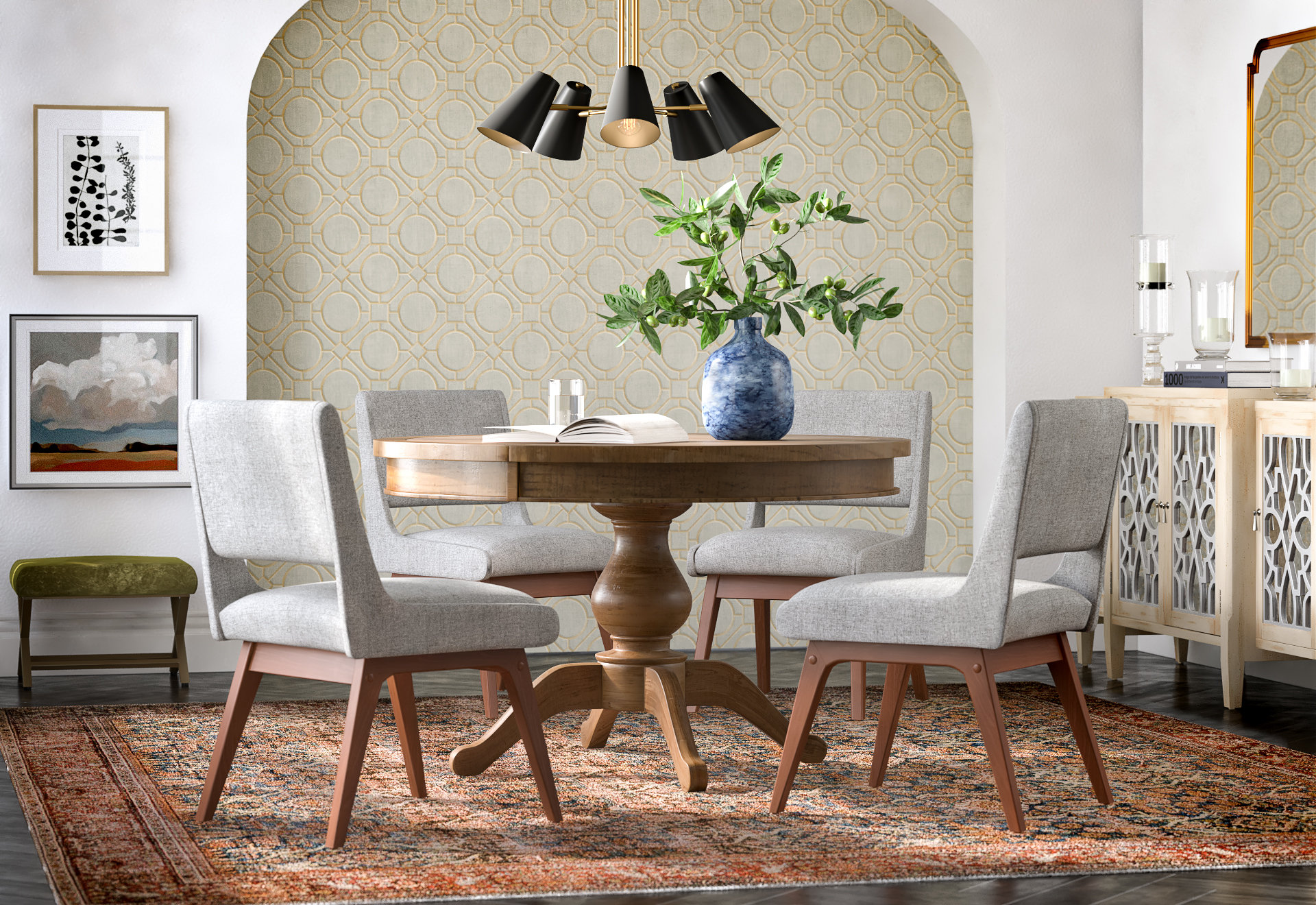 Transitional Dining Room Design Ideas | Joss & Main