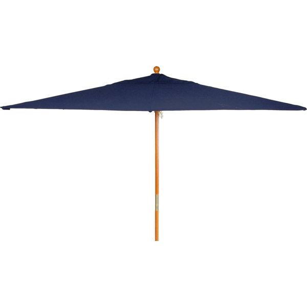 Harpersfield 10 X 6 Rectangular Market Sunbrella Umbrella Reviews Joss Main