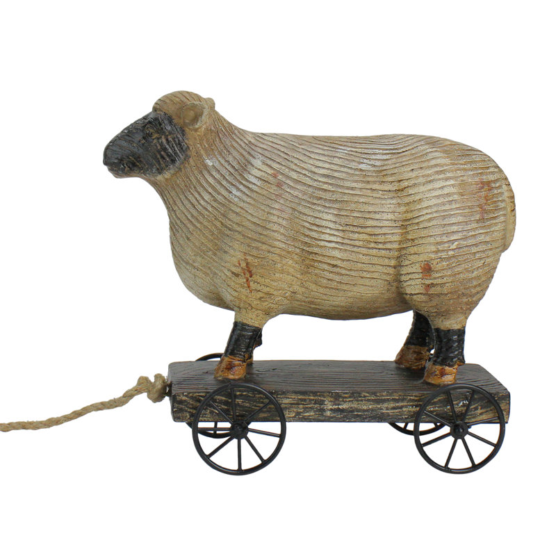 Northlight 10 Black And White Wood Textured Sheep On Cart Outdoor Garden Statue Wayfair Bei wayfair.de erwartet dich ein reichhaltiges angebot an blumentöpfen. wayfair