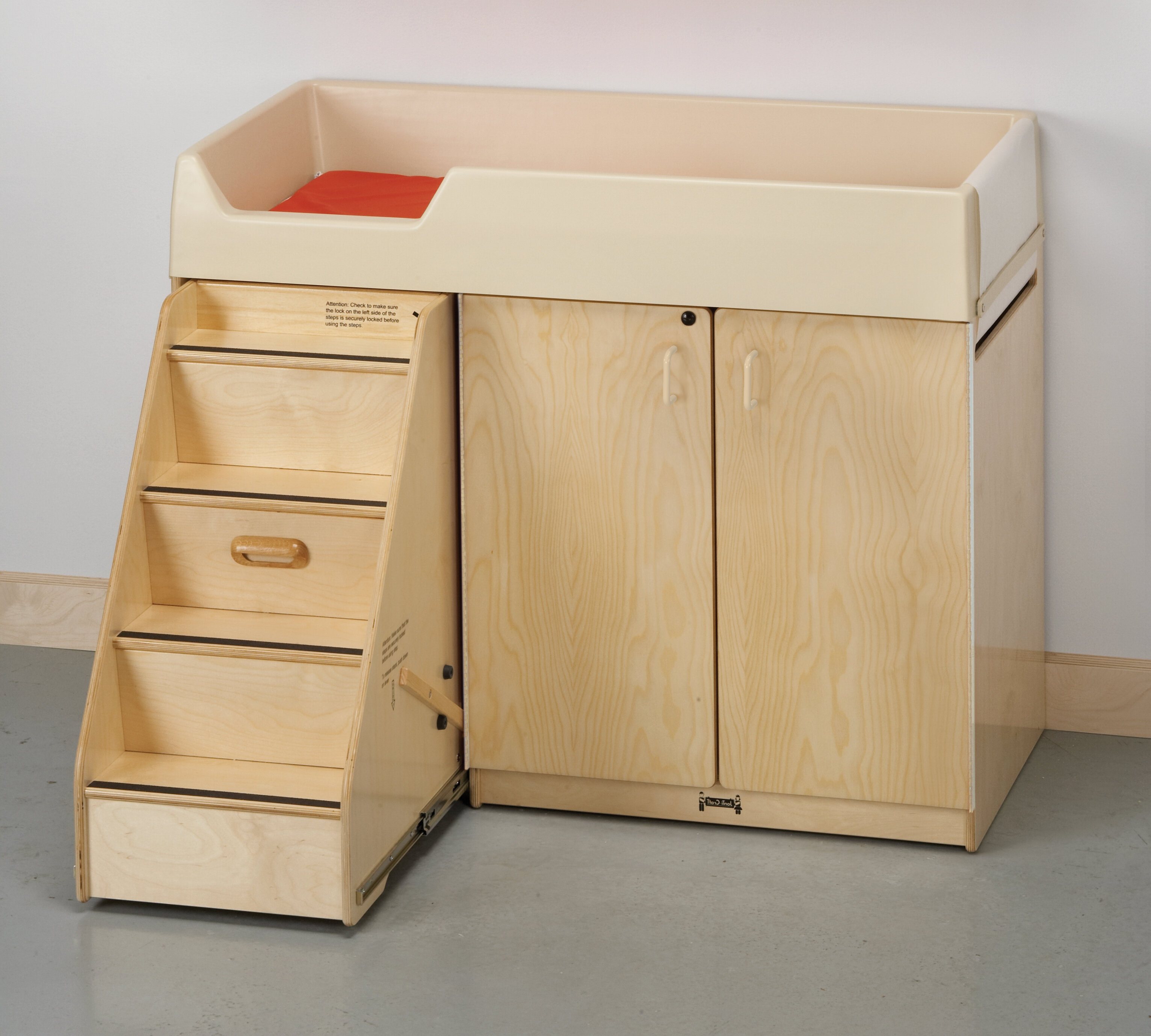 changing table with steps