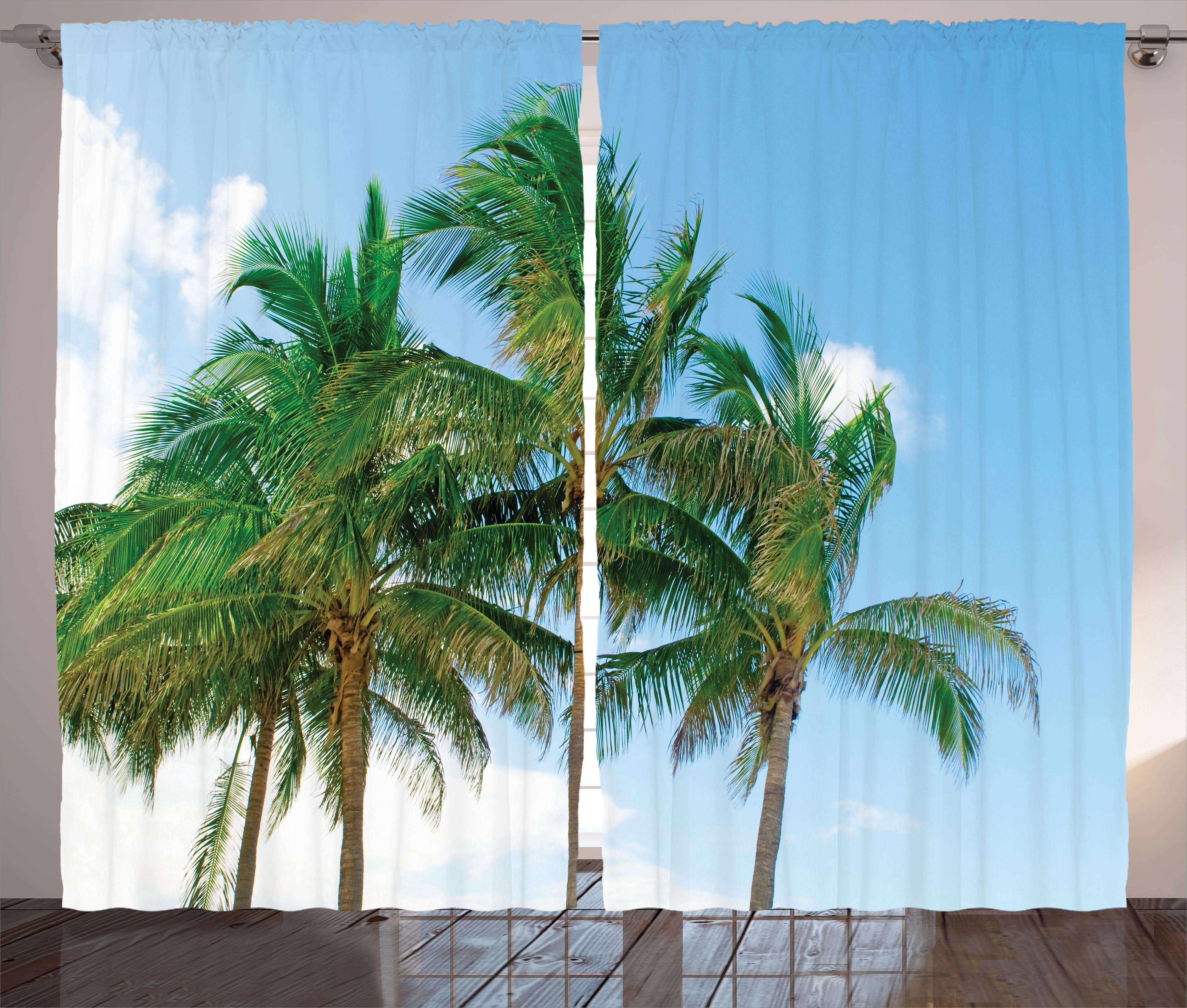 3d photo printing photo curtain to go Photo Curtain "Palm Tree" Curtain with Motif