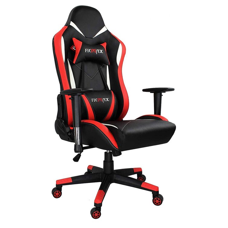 Ficmax Ergonomic Gaming Chair Massage Computer Gaming Chair Reclining Racing 