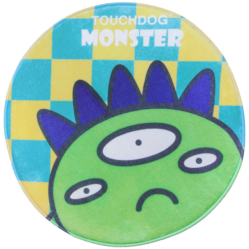 Touchdog Cartoon Alien Monster Rounded Cat And Dog Mat Wayfair Ca