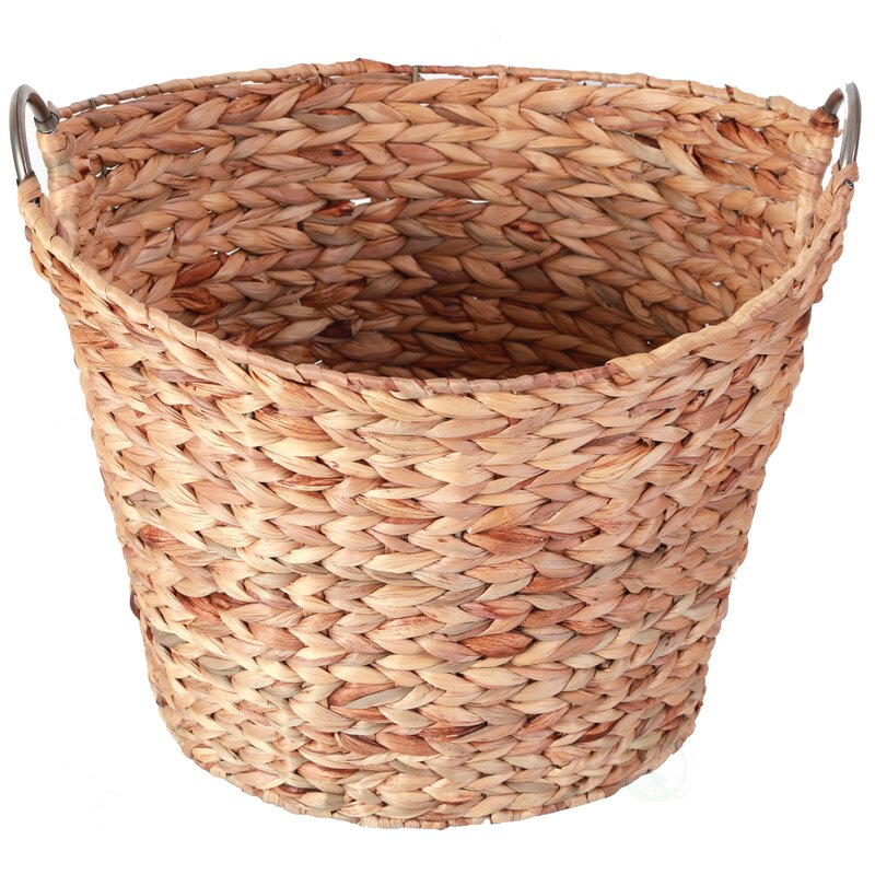 large round storage basket