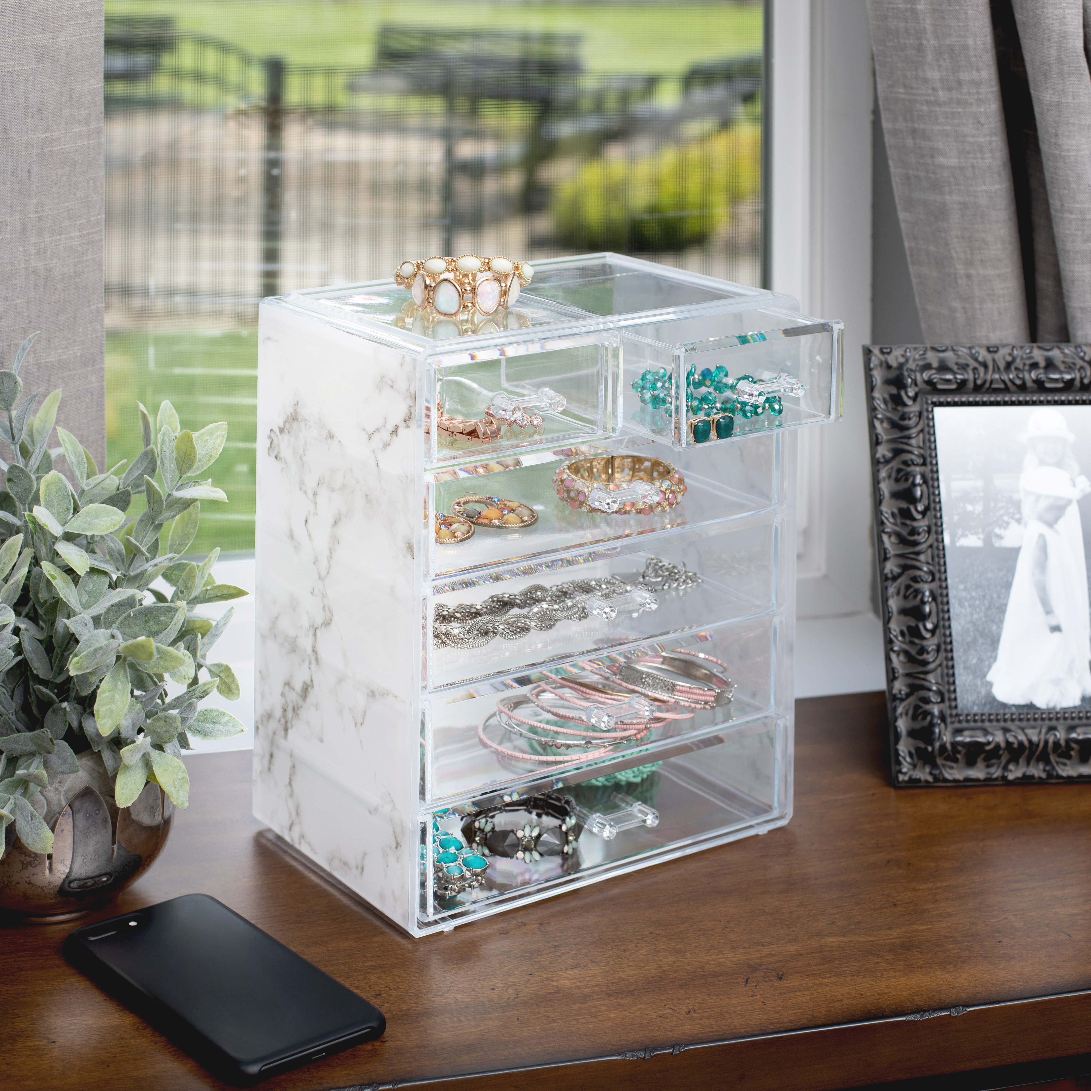 Rebrilliant Preston Acrylic Cosmetic And Makeup Storage Case