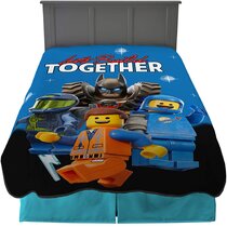 Sheets & BONUS Sham 5 Piece Bedding LEGO Movie 2 Boys Twin Single Comforter 