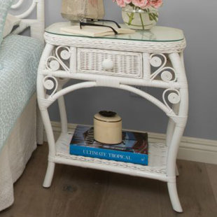 Rosana Rattan Side Table by Bayou Breeze 2019 Online