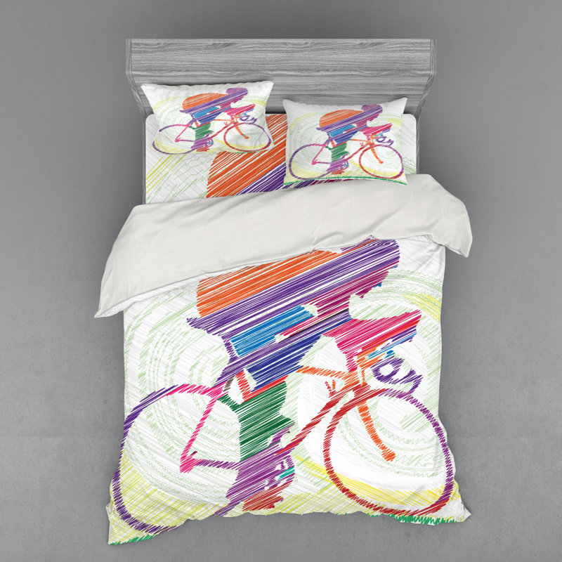 cycling duvet cover
