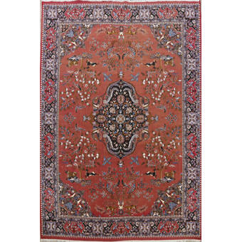 Rugsource Power Loom Red Gray Rug Wayfair