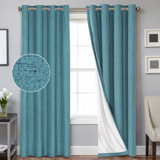 Aqua Curtains Drapes You Ll Love In 2020 Wayfair